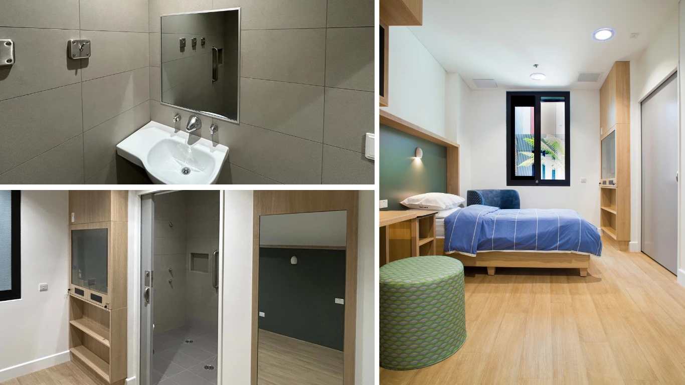 Galvin products installed in Burudyara Forensic Rehabilitation Mental Health Unit at Concord Hospital in Sydney NSW